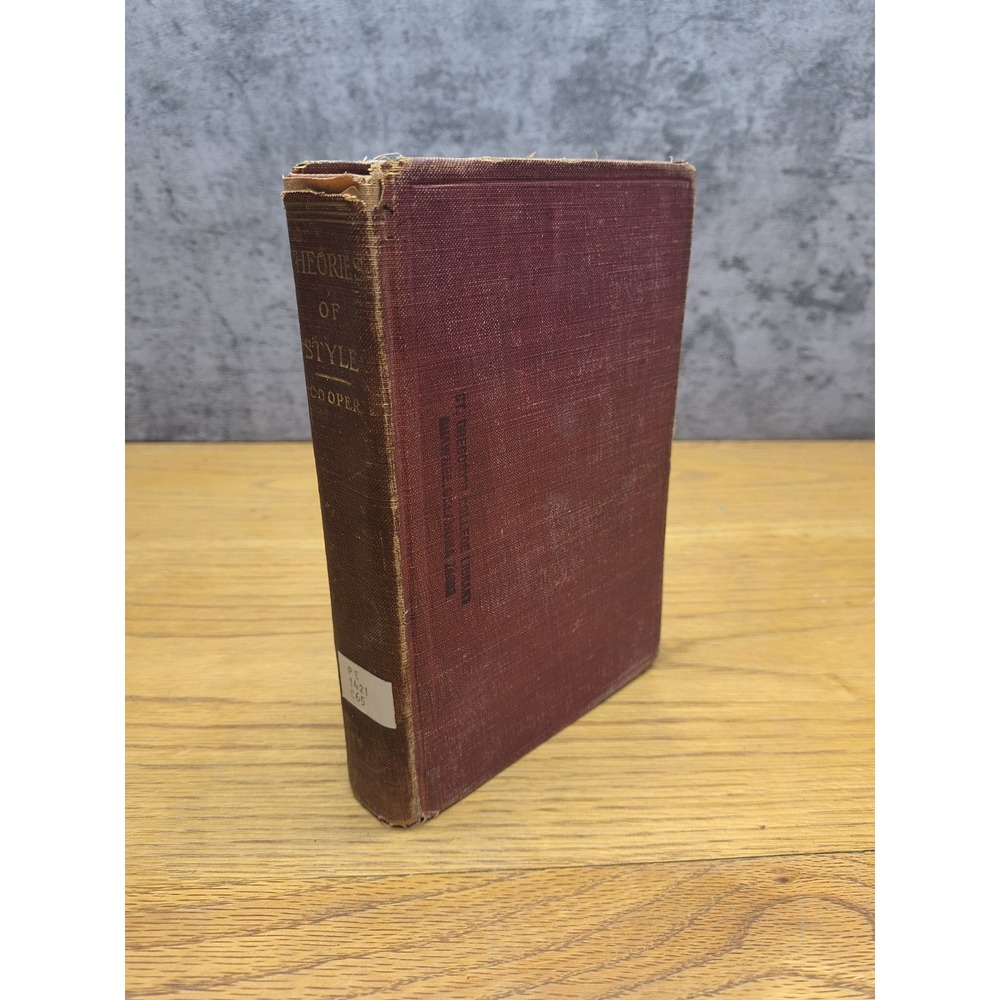 Theories Of Style, by Lane Cooper 1909